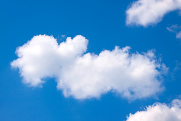 Image showing Beautiful blue sky and clouds