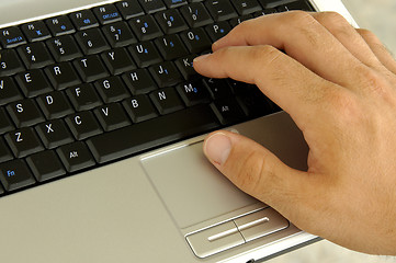 Image showing Notebook Keyboard