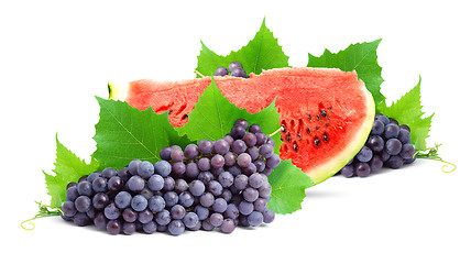 Image showing Colorful healthy fresh fruit