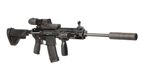 Image showing US Army M4 rifle