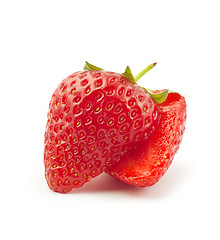 Image showing Cut strawberrie