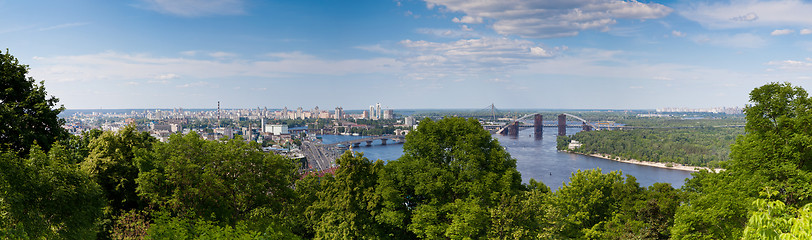 Image showing Panorama of Kiev, Ukraine.