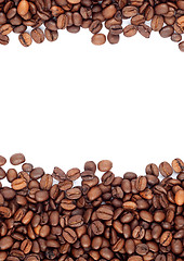 Image showing Brown roasted coffee beans