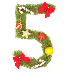 Image showing Christmas Alphabet