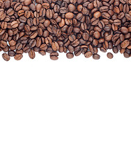 Image showing Brown roasted coffee beans