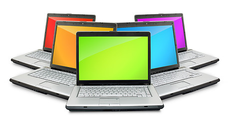 Image showing Laptops