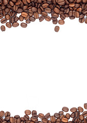 Image showing Brown roasted coffee beans