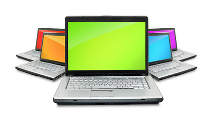 Image showing Laptops