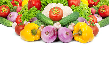 Image showing Assorted fresh vegetables