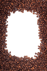 Image showing Brown roasted coffee beans