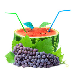 Image showing Colorful healthy fresh fruit