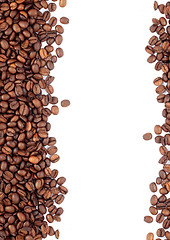 Image showing Brown roasted coffee beans