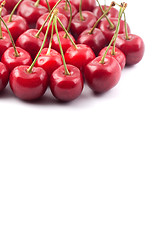 Image showing Red cherries