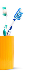 Image showing Toothbrushes