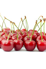 Image showing Red cherries