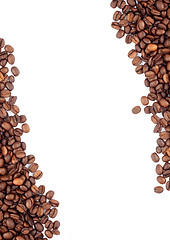 Image showing Brown roasted coffee beans