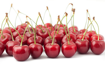 Image showing Red cherries