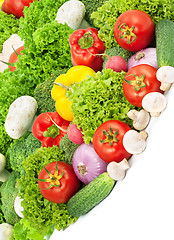 Image showing Assorted fresh vegetables