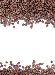 Image showing Brown roasted coffee beans