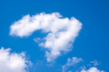 Image showing Beautiful blue sky and clouds