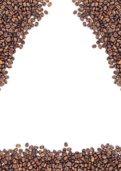 Image showing Brown roasted coffee beans