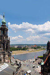 Image showing Huge panorama of Dresden, Germany