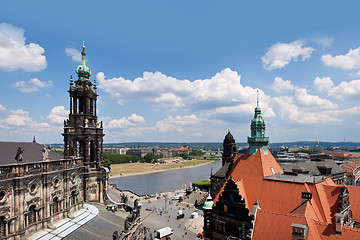 Image showing Huge panorama of Dresden, Germany