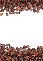 Image showing Brown roasted coffee beans