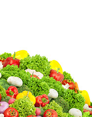 Image showing Assorted fresh vegetables