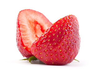 Image showing Cut strawberrie