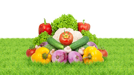 Image showing Assorted fresh vegetables 