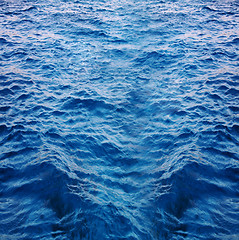 Image showing Blue water waves