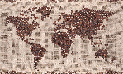 Image showing Coffee map