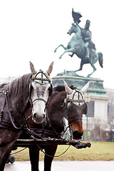 Image showing Statue at heldenplatz Vienna