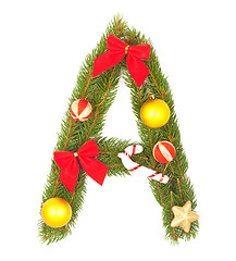 Image showing Christmas Alphabet