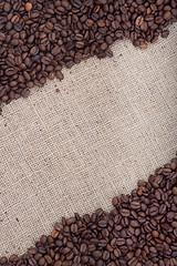 Image showing Brown roasted coffee beans