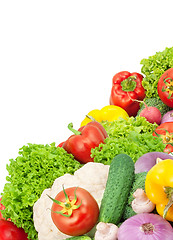 Image showing Assorted fresh vegetables