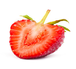 Image showing Cut strawberrie