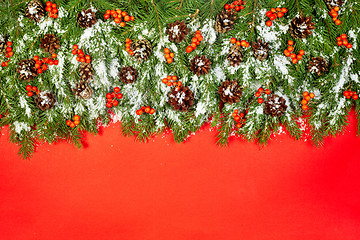 Image showing Christmas background. Eve framework