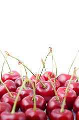 Image showing Red cherries