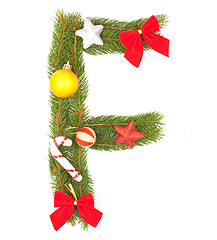 Image showing Christmas Alphabet