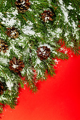 Image showing Christmas background. Eve framework