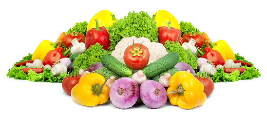 Image showing Assorted fresh vegetables