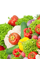 Image showing Assorted fresh vegetables