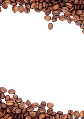 Image showing Brown roasted coffee beans