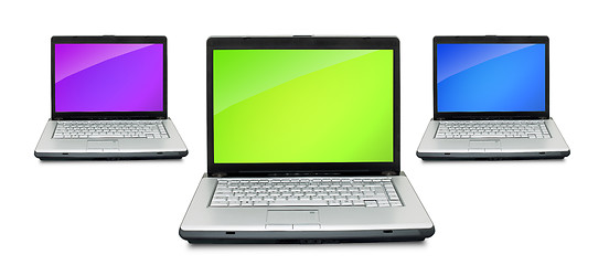 Image showing Laptops