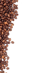 Image showing Brown roasted coffee beans