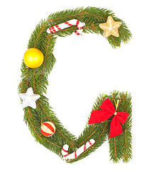 Image showing Christmas Alphabet