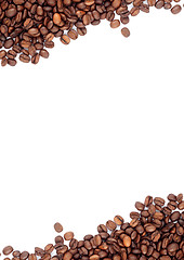 Image showing Brown roasted coffee beans