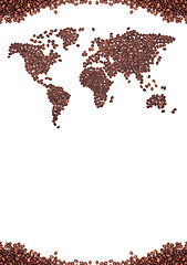 Image showing Coffee map